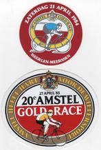 AMSTEL bier - 9 stickers van de Goldrace e.d., Verzamelen, Biermerken, Ophalen of Verzenden, Nieuw, Amstel