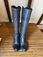 Leren laarzen voor dikke kuiten maat 36, Hoge laarzen, Blauw, Ophalen of Verzenden, Zo goed als nieuw