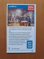 MuZEEum 20% korting maximaal 5 personen, Drie personen of meer, Kortingskaart