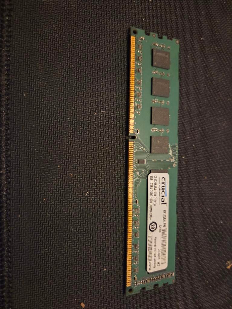 8GB DDR3 1600, Computers en Software, RAM geheugen, Ophalen of Verzenden, Zo goed als nieuw, DDR3, Desktop