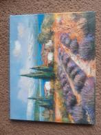 Handgemaakt schilderij uit Kroatië 25x20cm, Antiek en Kunst, Kunst | Schilderijen | Klassiek, Ophalen of Verzenden