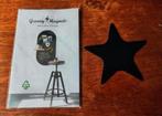Groovy magnets stervormige magneetsticker, 10x8 cm, Ophalen of Verzenden, Minder dan 10 m², Zwart, Magnetische ster
