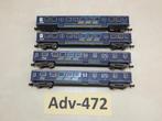 Adv-472 N Spoor Personenwagons 3120/21 Minitrix Plan E-NS, Hobby en Vrije tijd, Modeltreinen | N-Spoor, Gelijkstroom, Trix, Wagon