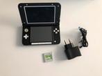 Nintendo 3DS XL Zwart + Game + Lader, Spelcomputers en Games, Spelcomputers | Nintendo 2DS en 3DS, Zwart, 3DS XL, Ophalen of Verzenden