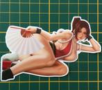 Mai Shiranui pin up Sexy NeoGeo Bartop Retro Vinyl Sticker, Verzamelen, Stickers, Nieuw, Overige typen, Verzenden