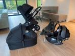 Thule Sleek Kinderwagen + Cybex Cloud T Autostoel & 360 Base, Kinderen en Baby's, Kinderwagens en Combinaties, Gebruikt, Luchtbanden