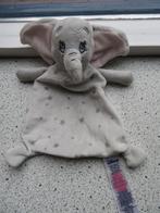 Knuffeldoek Dombo grijs velours sterrenprint van Primark, Ophalen of Verzenden, Zo goed als nieuw, Olifant