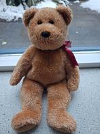 Beer van The Beanie Buddies Collection TY met bordeaurode, Ophalen of Verzenden, Zo goed als nieuw, Beer