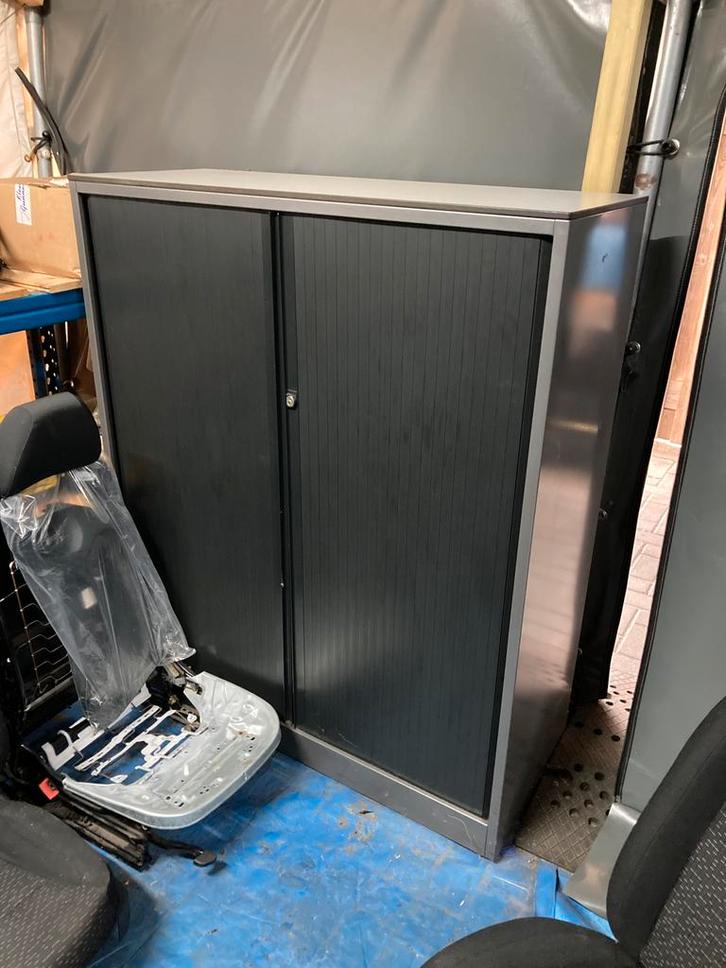 archiefkasten roldeurkast antraciet 2 stuks 1.40x1.20x45 cm, Huis en Inrichting, Kasten | Roldeurkasten en Archiefkasten, Zo goed als nieuw