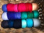 Restjes garen diverse kleuren, Hobby en Vrije tijd, Breien en Haken, Verzenden, Gebruikt, Breien of Haken, Wol of Garen