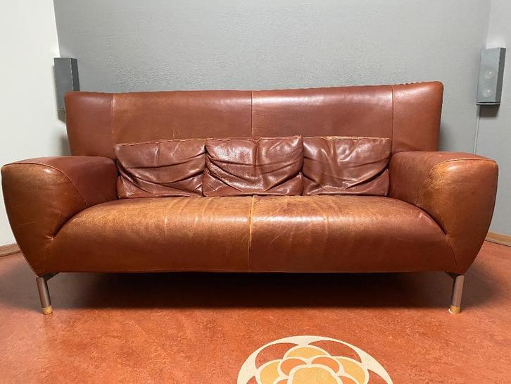 High Noon bank Gerard van den Berg voor Label, Huis en Inrichting, Banken | Bankstellen, Gebruikt, Rechte bank, Driepersoons, 150 tot 200 cm