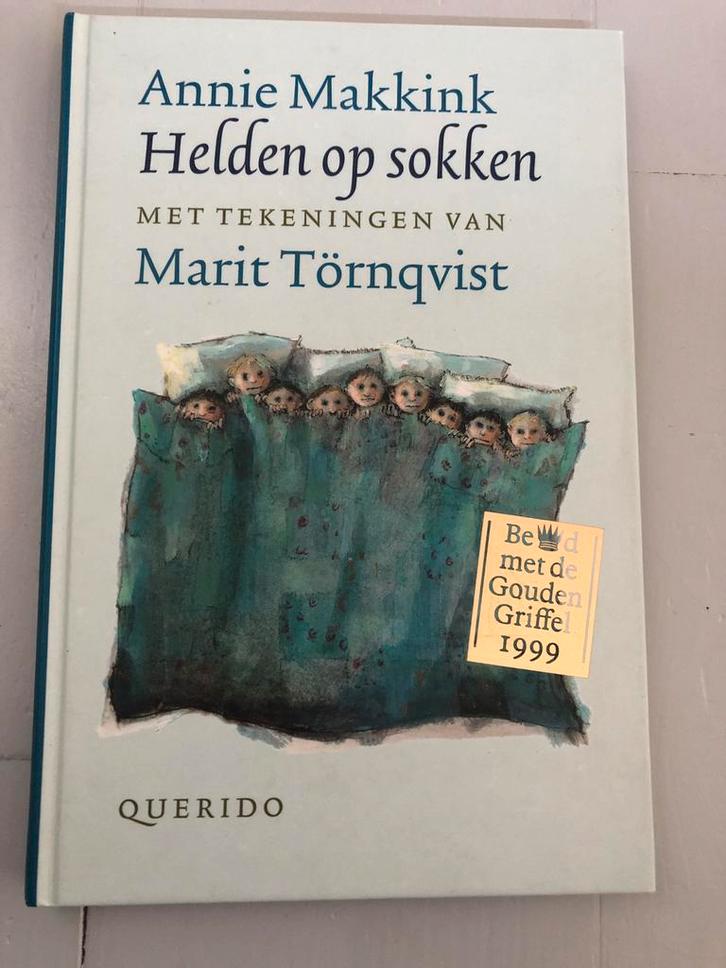 Helden op sokken - Annie Makkink, Boeken, Kinderboeken | Jeugd | onder 10 jaar, Zo goed als nieuw, Fictie algemeen, Ophalen of Verzenden