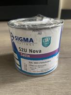 Sigma S2U Nova Satin 0.50l (RAL9005), Nieuw, Verf, Ophalen of Verzenden, Zwart