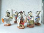 6 st Chinese gipsen beeldjes muzikanten, Verzamelen, Beelden en Beeldjes, Ophalen of Verzenden, Zo goed als nieuw