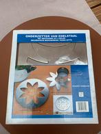 Onderzetters RVS, Ophalen of Verzenden, Zo goed als nieuw, Glas of Kopje