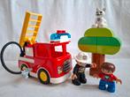 Duplo brandweerauto set 10901 met extra brandweerspuit, Ophalen of Verzenden, Zo goed als nieuw, Complete set, Duplo