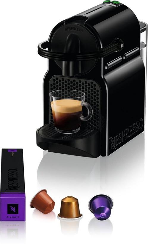 De'Longhi Nespresso Inissia EN80.B Zwart, Witgoed en Apparatuur, Koffiezetapparaten, Zo goed als nieuw, Koffiepads en cups, Koffiemachine