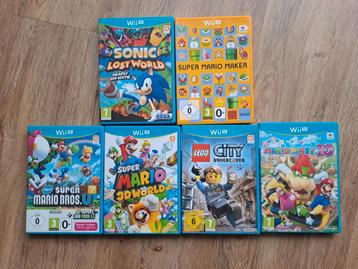 Wii U Games - Mario, Sonic, Lego beschikbaar voor biedingen