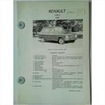 Renault 6 Vraagbaak losbladig 1969 #2 Nederlands, Boeken, Auto's | Boeken, Gelezen, Ophalen of Verzenden, Renault