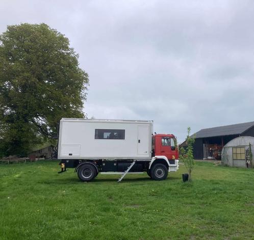 MAN LE280B 4x4 Expeditie Truck, Overlander Travelcar, Camper, Caravans en Kamperen, Campers, Particulier, Ophalen