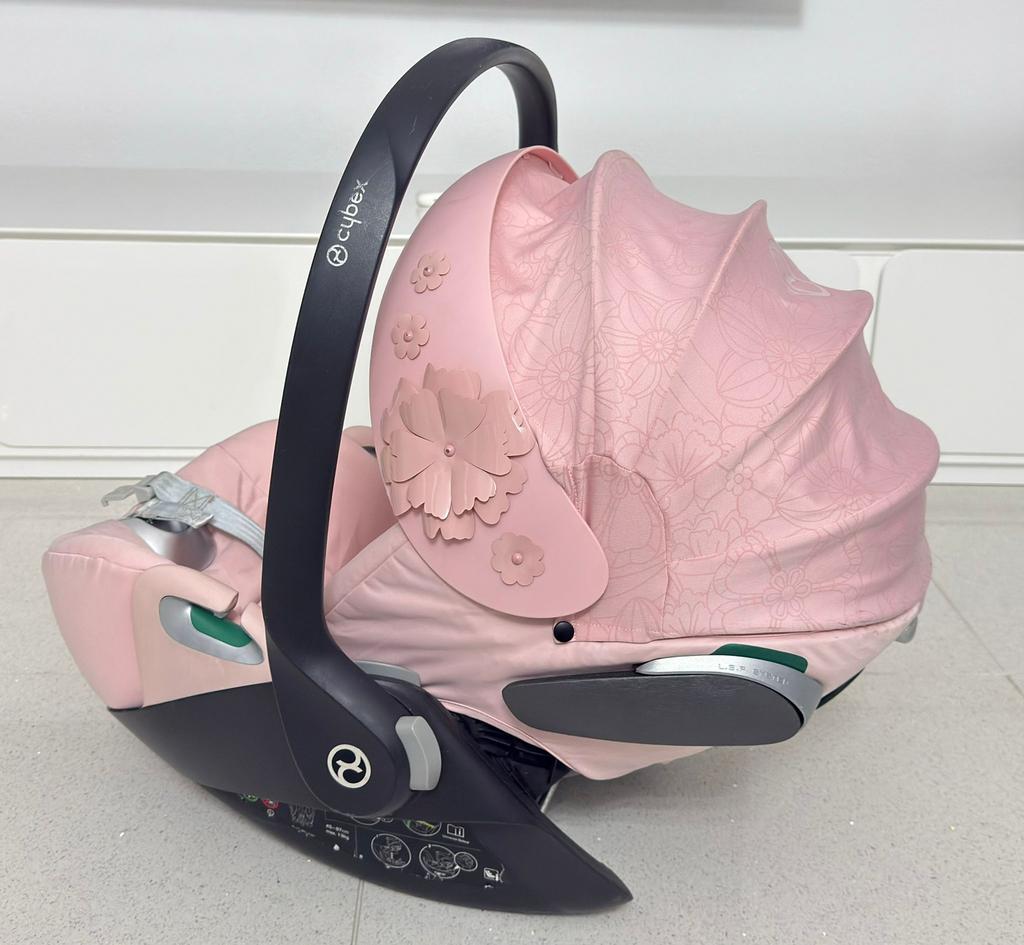 Cybex Roze 3D autostoel, Zo goed als nieuw, 0 t/m 13 kg, Ophalen, Overige merken