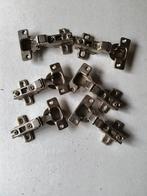 6 x keukenkast scharnieren C030 koopje 6 euro!!, Ophalen of Verzenden, Zo goed als nieuw, Scharnier