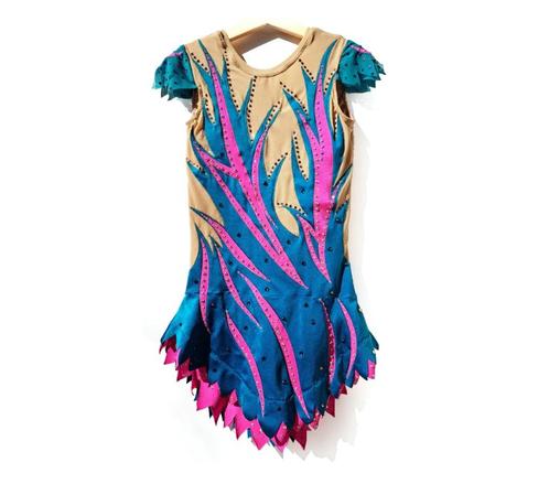 Nieuw Acro / Ritmische gymnastiek pakje leotard mt 146/152, Sport en Fitness, Turnen, Nieuw, Turnpak(je), Kindermaat 146 t/m 176