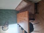 Eetkamerbank Taupe/bruin, Huis en Inrichting, Ophalen of Verzenden, Gebruikt