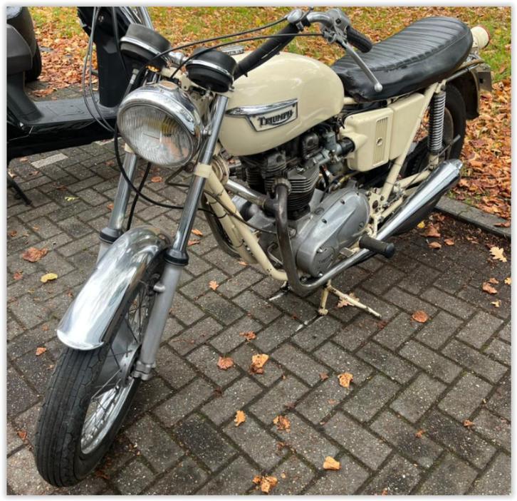 Triumph Bonneville oldtimer  bj 1972, Motoren, Motoren | Triumph, Bedrijf, Overig, meer dan 35 kW, 2 cilinders, Ophalen