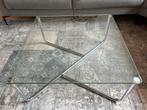 Gispen glazen salontafel  GT 433, 50 tot 100 cm, Minder dan 50 cm, Gebruikt, Ophalen
