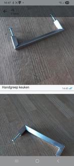 Handgreep zilverkleurig, Minder dan 50 cm, Ophalen of Verzenden, Zo goed als nieuw, Minder dan 25 cm