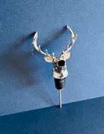 Wijnschenker / flessentuit rendier / hert met gewei, Ophalen of Verzenden, Rvs of Chroom