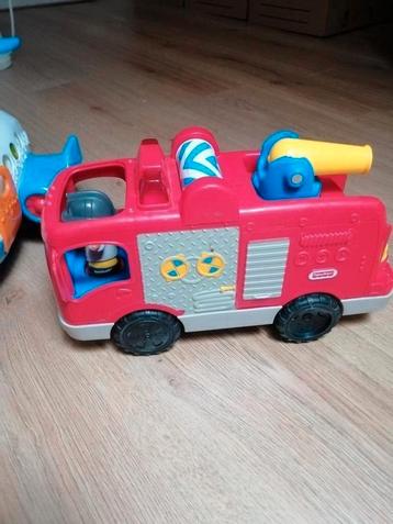 Little People - Fisher Price brandweerauto  beschikbaar voor biedingen