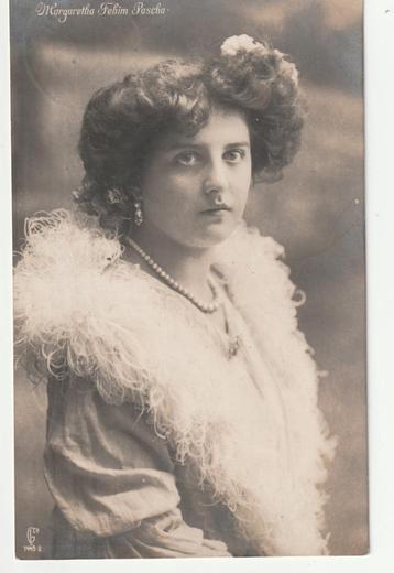 Margaretha Fehim Pasha oude ansichtkaart 1912 beschikbaar voor biedingen