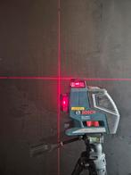 Bosch kruislijnlaser met statief en ontvanger, Bosch nederland, Ophalen of Verzenden, Zo goed als nieuw, Info@boshnederland.nl