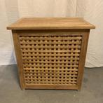 Wasmand / opbergkist - massief teakhout - bij TTM Wonen, 50 tot 100 cm, 50 tot 75 cm, Www.ttmwonen.nl, Teakhout