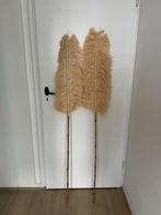 2 Raffia pluimen op sisal blad - 150cm, Huis en Inrichting, Ophalen, Zo goed als nieuw