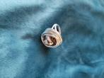 Handgesmede ring, Verzenden, Zo goed als nieuw, 18 tot 19, Dame of Heer