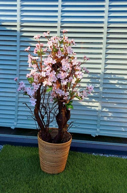 Prachtige kunst Bloesemboom roze H 100 cm, Huis en Inrichting, Woonaccessoires | Kunstplanten en Kunstbloemen, Nieuw, Ophalen of Verzenden