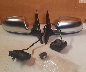 Buitenspiegel set Audi A5 8F Coupe / Cabrio inklap 14-pins beschikbaar voor biedingen