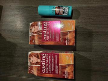 NIEUW 2 verpakkingen haarverf L'Oréal paris nr 734 beschikbaar voor biedingen