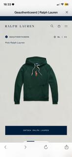 Polo Ralph Lauren Hoodie - Donkergroen - Maat S - Nieuw, Nieuw, Ophalen of Verzenden, Polo Ralph Lauren, Groen