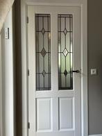 Skantrae binnendeuren 2 stuks met glas in lood, Doe-het-zelf en Verbouw, Deuren en Horren, Ophalen, Glas, Binnendeur, 200 tot 215 cm