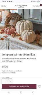Loberon Pompoenen, Ophalen, Zo goed als nieuw
