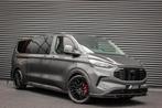 Ford Transit Custom 2.0 TDCI L2H1 170PK Limited DC / DUBBEL, Auto's, Bestelauto's, Zwart, 4 cilinders, 2020 kg, Bedrijf