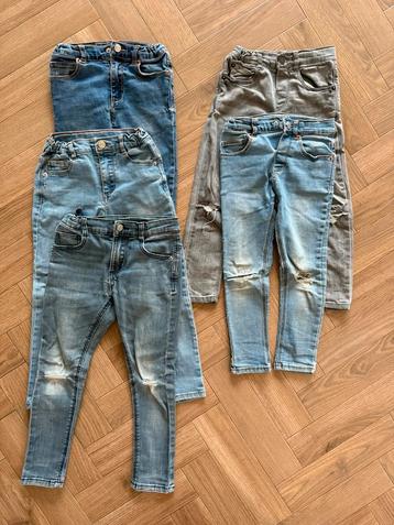 Zara spijkerbroeken 3x 110, 2x 104 beschikbaar voor biedingen