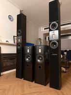 (2 sets) Piega LDR 6.0 + LDR 4.0 ribbon Zwitsers high end, Gebruikt, 120 watt of meer, Front, Rear of Stereo speakers, Ophalen