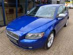 Volvo V50 2.4 Edition II Sport Automaat NL Auto / Youngtimer, Auto's, Stof, Zwart, 700 kg, Blauw