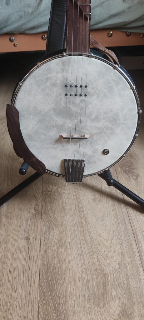 Banjo Kavanjo humbucker pickup vel 11 inch, Muziek en Instrumenten, Snaarinstrumenten | Banjo's, Zo goed als nieuw, 5-snarige of Bluegrassbanjo