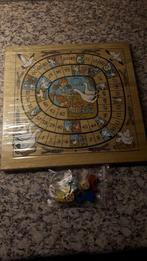 Nieuw houten bordspel ganzenbord met accessoires, Ophalen, Nieuw